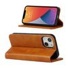 Copmob iPhone 13 Case, Flip Wallet Leather Case [3 Slots] [Stand Function] [Magnetic Closure] Flip Case Cover for iPhone 13 – Light Brown