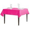 LinenTablecloth 54-Inch Square Polyester Tablecloth Fuchsia