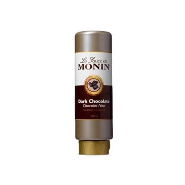 Monan Dark Chocolate Sauce, 16.9 fl oz (500 ml)