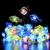 18.7Ft 40LED Tropical Fish String Light Cool White with Remote Control and Timer