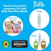Depil Bella Pink Hard Wax Beads | High-Performance for Short and Resistant Hair | Vegan Hair Removal | With Dragon Fruit Extract | 2.2 lbs