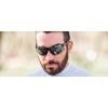 Tifosi Centus Single Lens Sunglasses, Matte Black, One Size