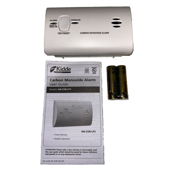 Kidde KN-COB-LP2 Battery Powered Carbon Monoxide Alarm Detector