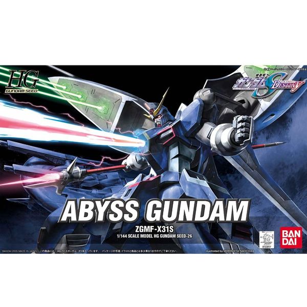 HG Mobile Suit Gundam SEED DESTINY Abyss Gundam 1/144 Scale Color-coded Plastic Model