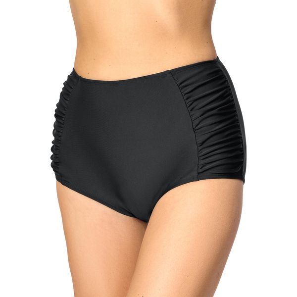 Merry Style Women's Bikini Bottom MS10-119 (Black (9240), 6)