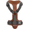 HUNTER AALBORG MIXED Dog Harness, M-L, Cognac/Grey, 63-96 cm