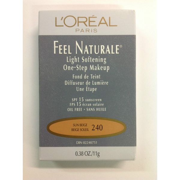 L'OREAL FEEL NATURALE LIGHT SOFTENING ONE STEP MAKEUP SUN BEIGE #240 NEW