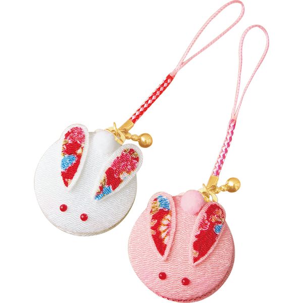 Panami Crepe Bunny Macaron Coin Case Kit CO-2