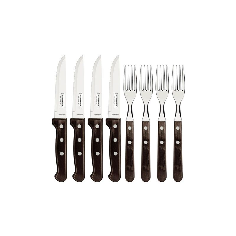 Tramontina 29899/263 Barbecue Set Chiaro - Nero (8 pezzi