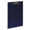 A5 Small Multi-Coloured Clip Board PVC Plastic Foldover Hardback Quality Clipboards Writing (Blue)