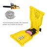 Starter Kit Polishing Chainsaw Sharpener Power Sharp Starter Kit Grinding Chain Device Blade Sharpener (Yellow)