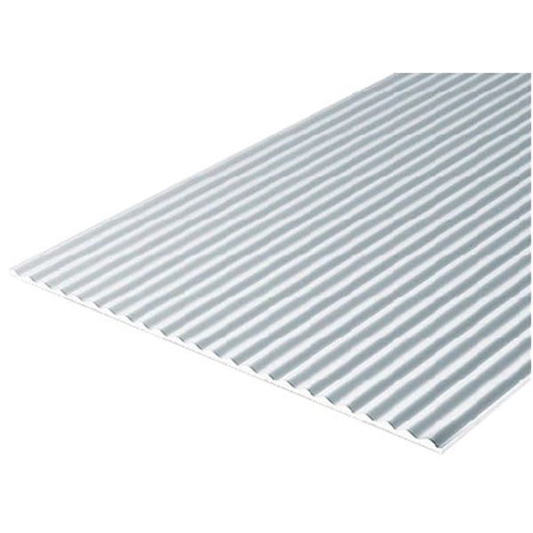 Kyosho 70EG4527 Evergreen Scale Model Plastic Sheet Metal Siding Thickness 0.04 inch (1 mm), Groove Spacing 0.06 inch (1.5 mm), Rib Width 0.02 inch (0.50 mm), 1 Piece, Model Material