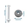 eMagTech 2Pcs 12mm Scoring Wheel 14A Replacement Compatible with Sigma Pull Handle Tile Cutters Precise Blade for Ceramic and Porcelain Tile Cutting