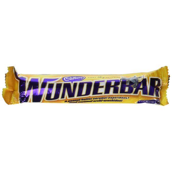 Wunderbar 24 Bars Cadbury Creamy Peanut Butter Light Rice Crisps and Chewy Caramel All Smothered in a Rich Creamy Milk Chocolate From Canada