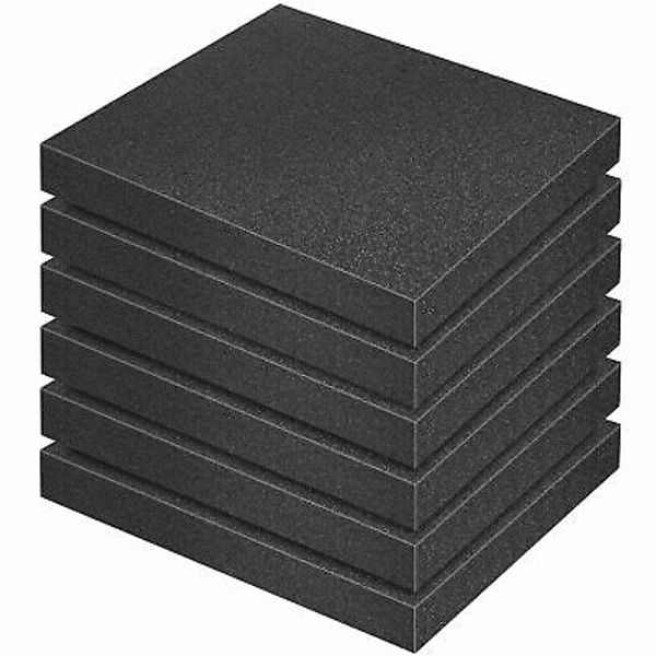 6 Pcs Polyurethane Foam Sheet 16 X 12 X 1.5 Inch Foam Inserts For Cases Cuttable