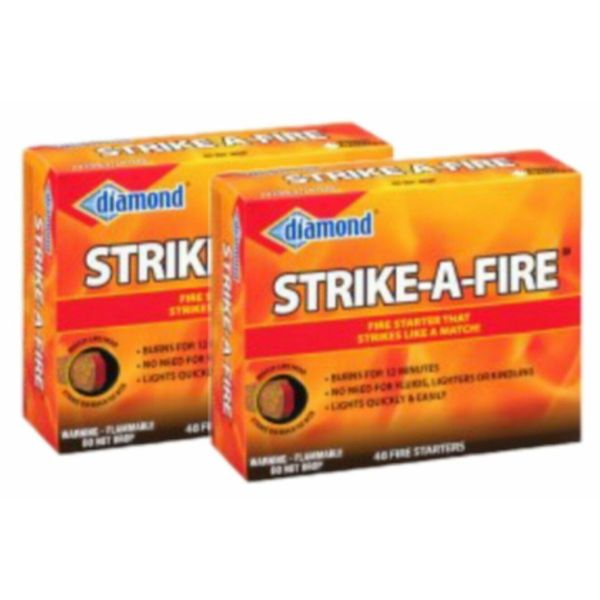 Diamond Strike-A-Fire Fire Starter, 48 Count, 2 Pack