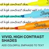 WHJJK Tank High Lighters, Chisel Tip, Assorted Fluorescent, 12 Count by Sharpie, 25145