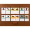 Midori 31321006 2025 Calendar Desktop Calendar with Scenery Pattern