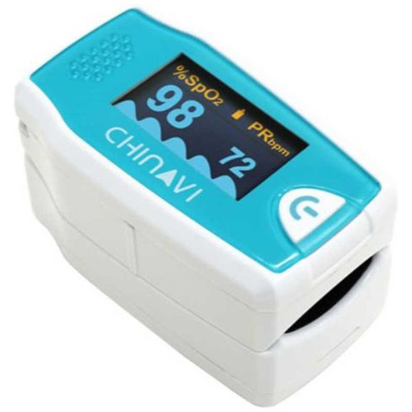 <br>Chinabi Pulse Oximeter Peacock Blue Highly-regulated Medical Device MD300C5BL