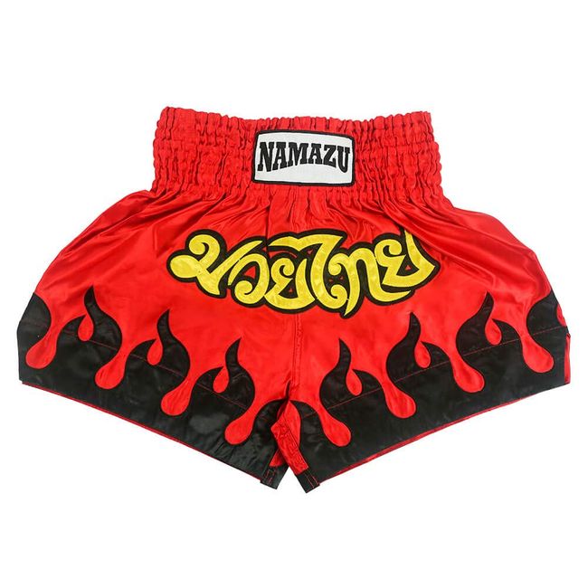 NAMAZU Muay Thai Shorts for Men and Women, High Grade MMA Gym Boxing Kickboxing Shorts Workout Training Grappling Martial Arts Fight Shorts Clothing.