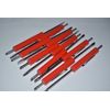 mini screwdriver flat tip with phillips top and pocket clip same as snap-on 10pc