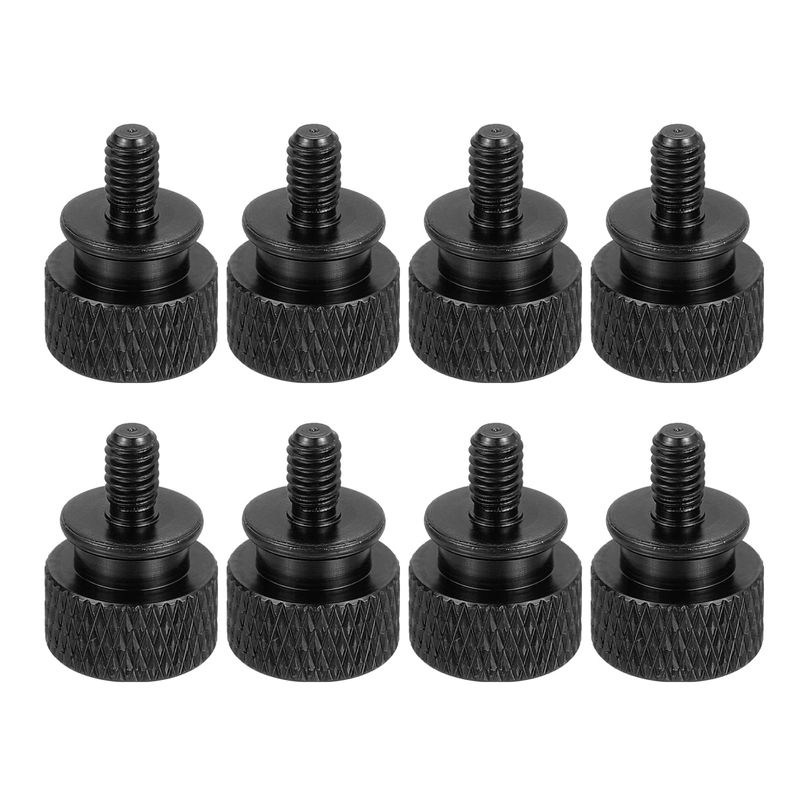 sourcing map 8Pcs M4x0.7mm Aluminum Thumb Screws, 12x16mm(ODxH ...