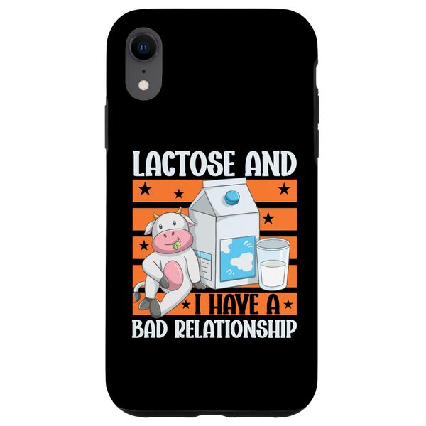 iPhone XR Lactose Free Lactose Intolerant Dairy Free Case