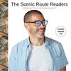 OPTIMUM OPTICAL Blue Light Filtering Scratch-Resistant Lens Rectangular Frame Magnifying Reading Glasses - The Scenic Route, +2.25