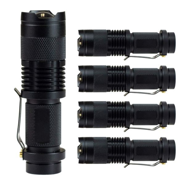 Pocket CREE Mini LED Flashlight / 5 Pack