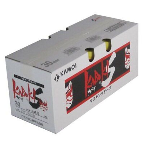 Kamoi Vehicle & Building Masking Tape "Kabuki-S" 30mmx18M, Pack of 40 from Japan