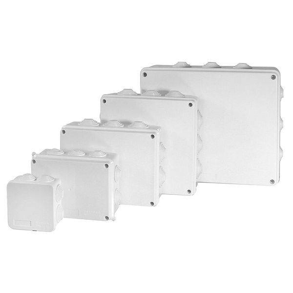Onpira® Aufputz Abzweigdose, Verteilerdose in 10 Größen zum auswählen Wasserdichtes IP65 Abzweigkasten ABS Elektrisches Anschlusskästen DIY Kunststoff Fall Verdrahtungs Verteilerkasten (150x110x70mm)