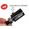 LED Panel Post Light w/ SWITCH 12 VDC - Waterproof & Vibration Proof - White LED