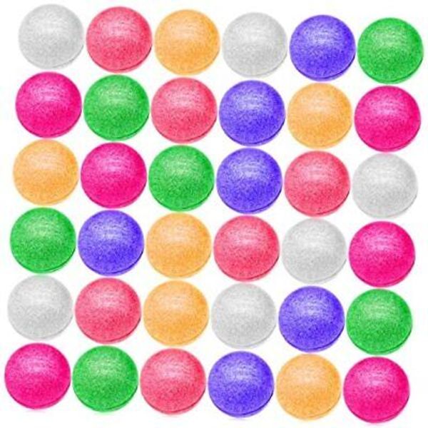 84 Pcs Glitter Bouncy Balls for Kids Party Favors, 6 1.77 Inch Pack of 84