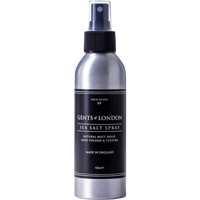 Gents of London Sea Salt Spray, Natural Matt Finish,Thickening, Volumising, Gift For Men 150ml