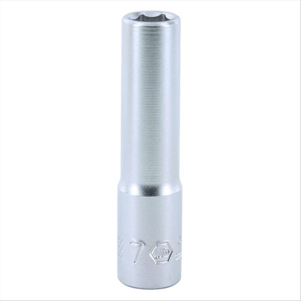 1/4" Drive Deep Socket Inch, 6 Point. 7.0 x 50mm OAL.
