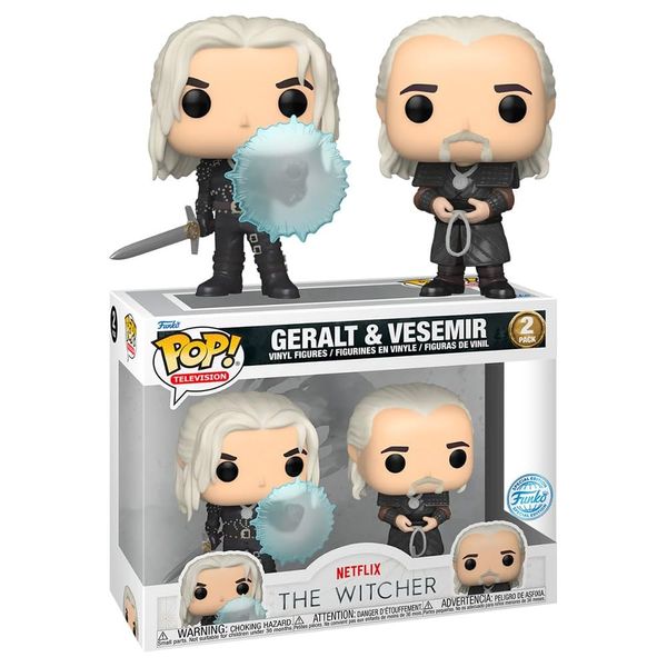 Pop! Television: Geralt & Vesemir 2-Pack Multicolor