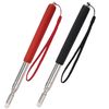 Telescoping Pointer Telescopic Teachers Pointer Retractable Pointer Stick Extendable Classroom Whiteboard Presenter with Lanyard and Felt Head for Presentations 2 Pieces (Black and Red)