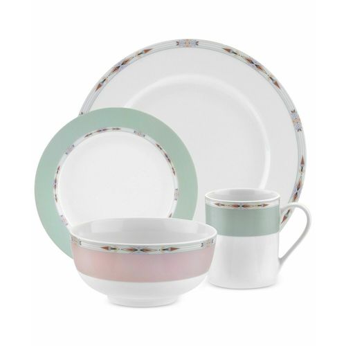 Spode Home Formal Deco 16 Piece Dinnerware Set, Service for 4