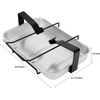 onlyfire Aluminum Catch Pan and Holder/Grease Collection Pan Drip Pan for Weber Gas Grill