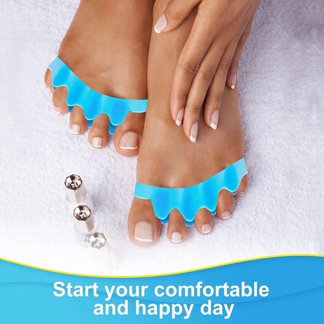 Correct Your Toes Adjustable Toe Spacers With Inserts Toe Separators For Women