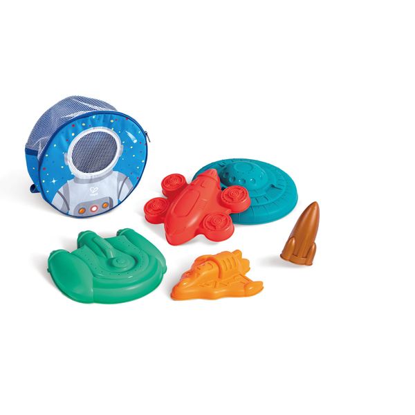 Hape Space Fleet Sand Toy, Beach Toy Set