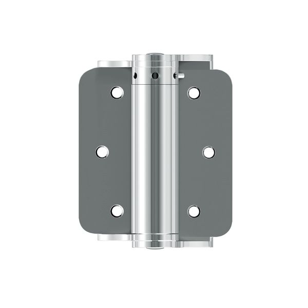 Hardware Essentials 3 Inch Self-Closing Door Hinges, 2-Pack, Adjustable, Storm and Screen Door, Full Surface Mount, Zinc Plated (851594)