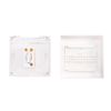 Push to Exit Button for Door Access Control System ABS Material NO/COM Output Square Classic Shape 10pcs