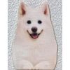 DOG LIFE Color Wall Sticker "Japan Spitz"