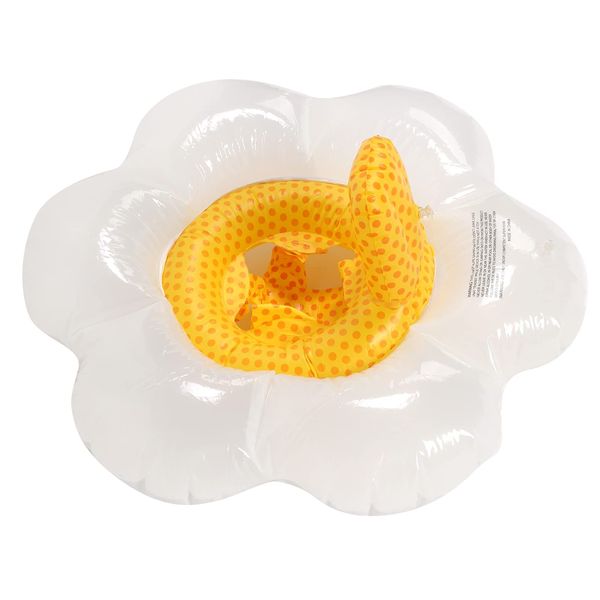 Swimming Ring With Seat Flower Shaped Swimming Ring Summer Fun Pool Toy Children Flower Seat Ring