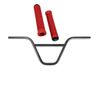 Jstpure for Handlebar 736 Chromoly Black & Flangeless Bright Red