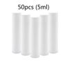 50PCS 5ML White Empty Lip Balm Tubes Containers by Upstore