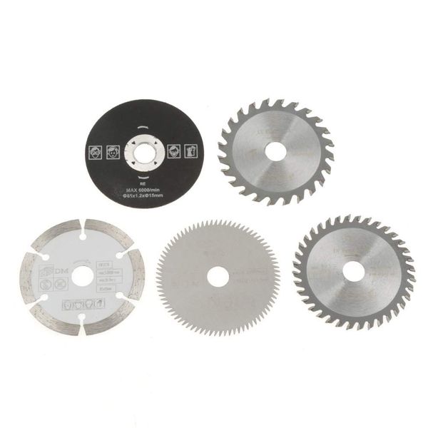 Electric Circular Saw Blade Set, Blade Saw, Circular Saw Blade, 3.3 inches (85 mm), Set of 5, Round Saw Blades, Mini Carbide Circular Saw Blades, Carbide Saw Blades, Metal Cutting Tools, Widely Used