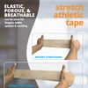 MEDca Self Adherent Cohesive Wrap Bandages 2 Inches X 5 Yards 12 Count with Strong Elastic First Aid Tape for Sprain Swelling and Soreness on Wrist and Ankle (Skin Color)