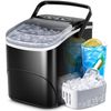 Portable Ice Makers Countertop with Handle,26Lbs/2